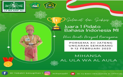 JUARA 1 PORSEMA PROVINSI JAWA TENGAH